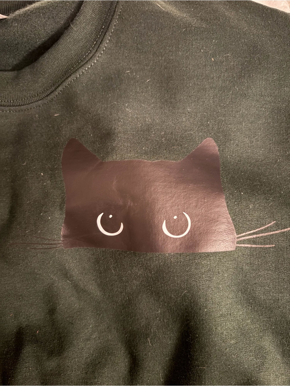 Black Cat Sweatshirt